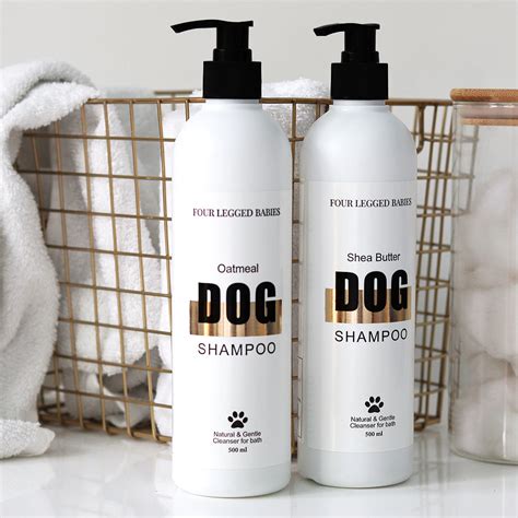 Luxury dog shampoo SHEA BUTTER for the softest fur 500ML – FourLeggedBabies
