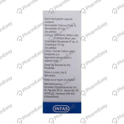 Clavilip 20mg Strip Of 10 Capsules: Uses, Side Effects, Price & Dosage ...