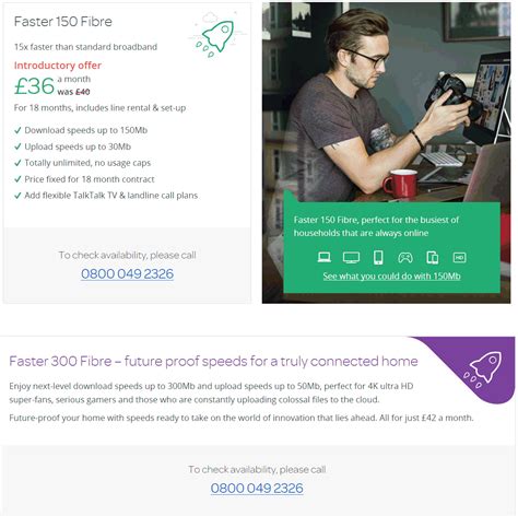 UK ISP TalkTalk Trial Prices for 150Mbps and 300Mbps G.fast Broadband ...