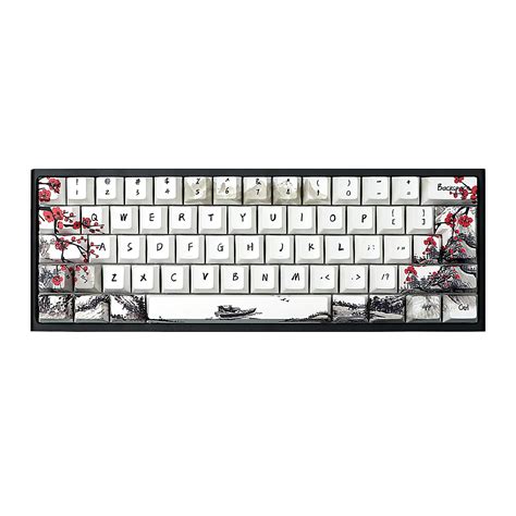 Jsjt Custom Keycap Set Keycaps 60 Percent Plum Blossom Key | Desertcart ...