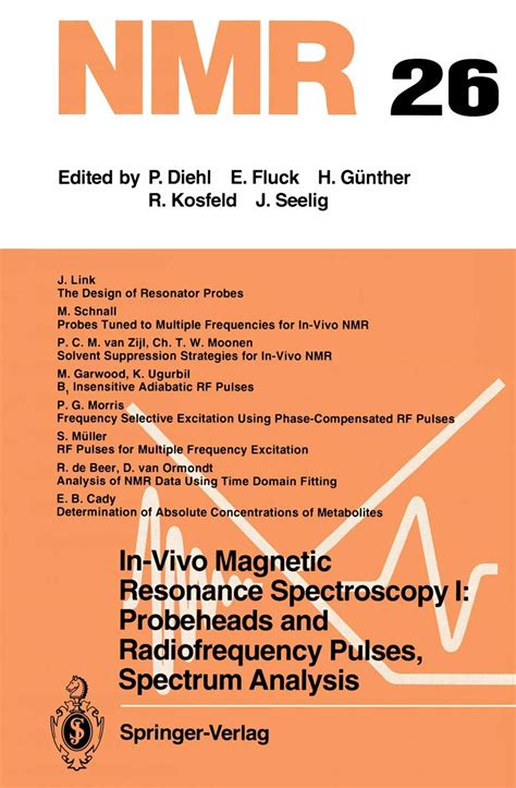 In Vivo Magnetic Resonance Spectroscopy I Probeheads And Radiofrequency ...
