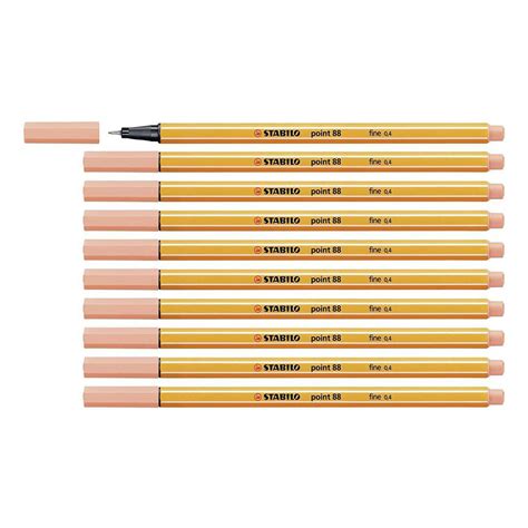 Stabilo | Point 88 | Fineliner | Apricot | Pack Of 10 – penpencilink
