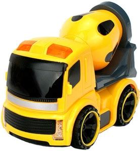 Planet of Toys Friction Powered Cement Mixer Truck Construction Vehicle ...