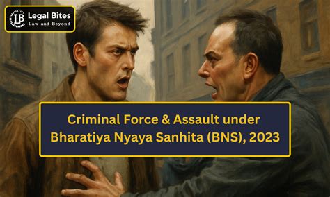 Criminal Force & Assault under Bharatiya Nyaya Sanhita (BNS), 2023