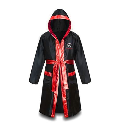 Best Boxing Robes | Ring Jackets & Robes Black & Red