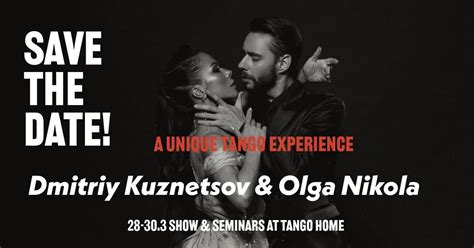 Dmitriy Kuznetsov & Olga Nikola @TANGO HOME!⚡️⚡️ ⚡️ SEMINARS and SHOW ...