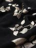 Get Stylish with Black Trendy Foil Print Georgette Fabric (0.5 Mtr)