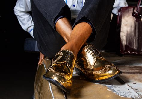 AU Gold Dress Shoe – Sebaa