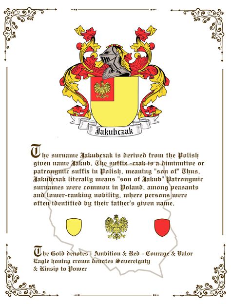 Custom Order Surname History, Coat of Arms Meaning, Coat of Arms Design ...