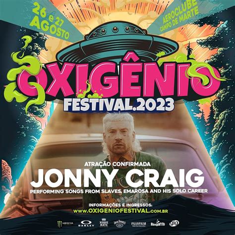 Oxigênio Festival anuncia Jonny Craig e fecha lineup da edição 2023 ...