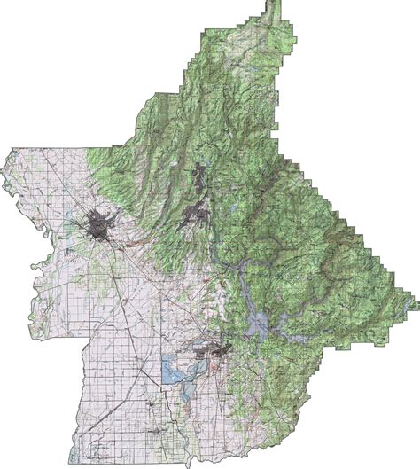Butte County Map California