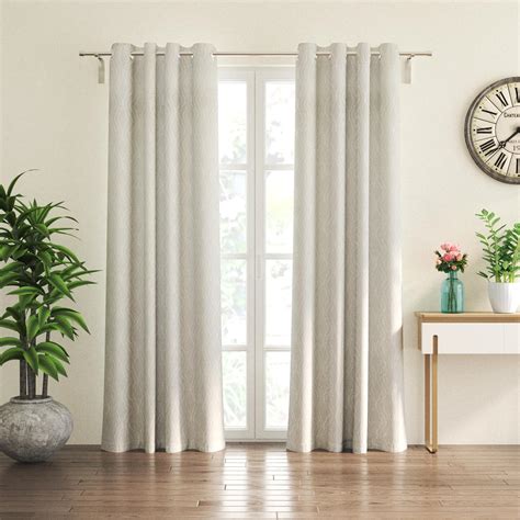 Buy Home Centre Crystal Set of 2 Embroidered Sheer Door Curtains Online ...