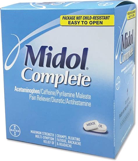 Midol Menstrual Complete 50 Caplets Review - Reduce Pain