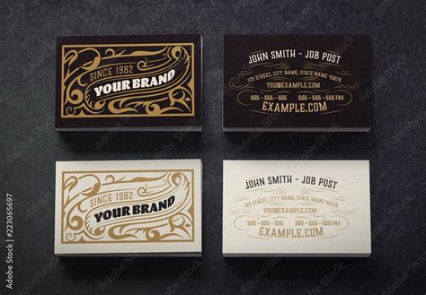 Vintage Style Business Cards 的图像结果