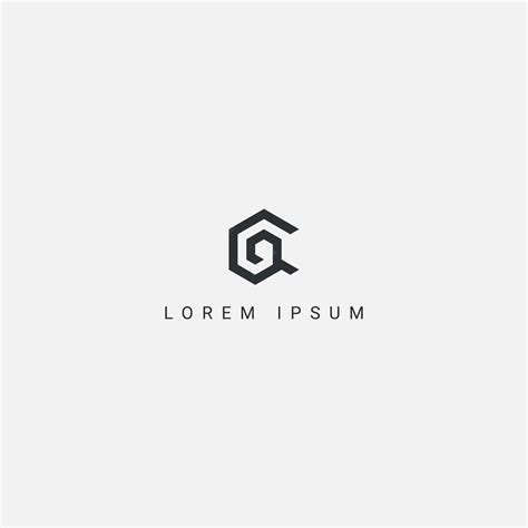 Premium Vector | Abstract cq qc c q letters logo initial based monogram icon vector