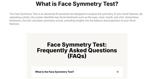 Face Symmetry Test | Fazier