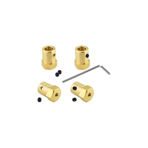 Buy 12 Pcs 7mm Flexible Coupling Coupler Connector Hex Coupler for Car ...