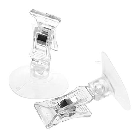 BIG BOOM® 2X(2 PCS 47mm Clear Wall Suction Cup Clip Clamp W8G6 ...