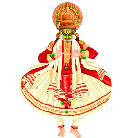 FRIDGE MAGNET - KATHAKALI FULL BODY – Alackal Bell Metals