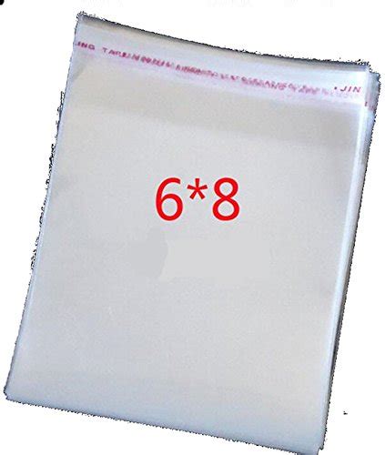 DMS RETAIL Zip lock Pouch Transparent Self Adhesive Plastic Bag For ...