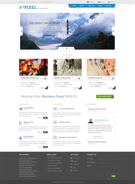 Free Css Web Templates Of Free Css Templates Free Css Website Templates ...