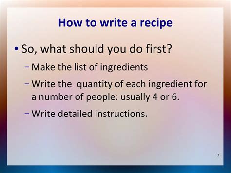 How to Write a Recipe 的图像结果