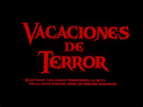 Vacation of Terror (1989)