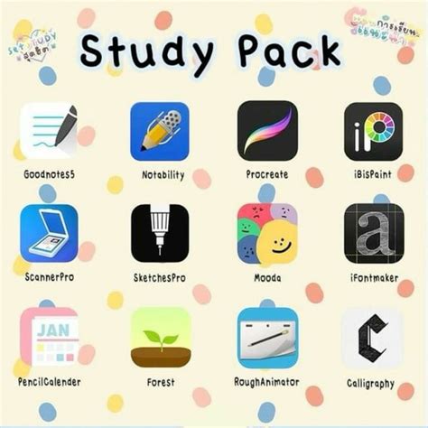 Study app pack | Apps for teens, Study planner, Study tips