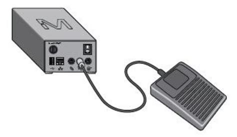 Steritest pump footswitch, Steritest Symbio accessory