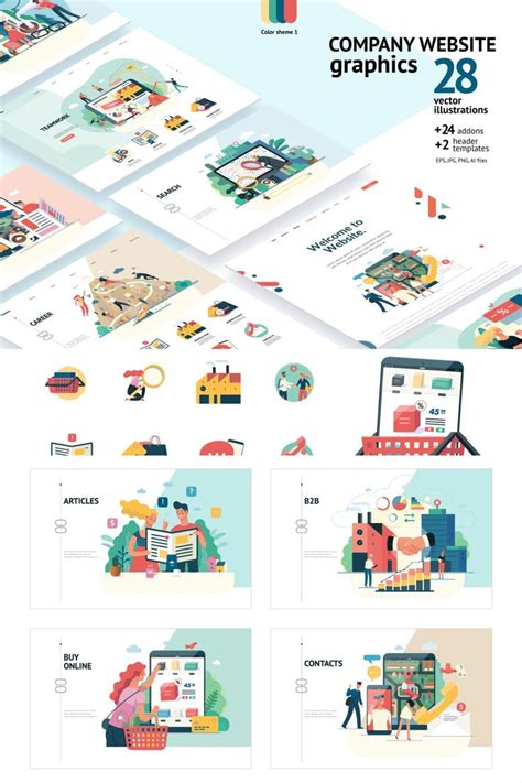 Website Business Illustrations 的图像结果