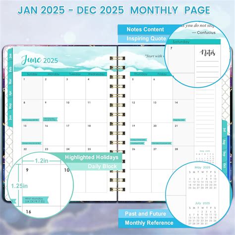 Makapoo 2025 Planner - Weekly and Monthly Planner 2025, JAN India | Ubuy