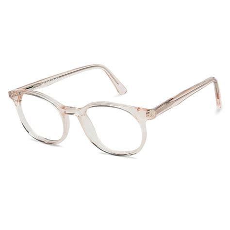 Buy Beige Transparent Beige Full Rim Round Vincent Chase Classic ...