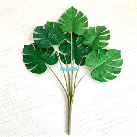 Jual Daun Hias Monstera Deliciosa X7 Latex Artificial Tanaman Plastik ...