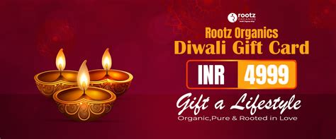 Rootz Organics Diwali Gift Card – Gift Wellness, Self-Care & Love