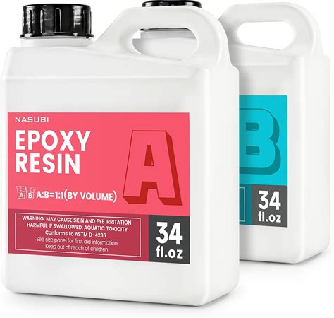 NASUBI Crystal Clear Epoxy Resin Kit - Ideal for Wood, India | Ubuy