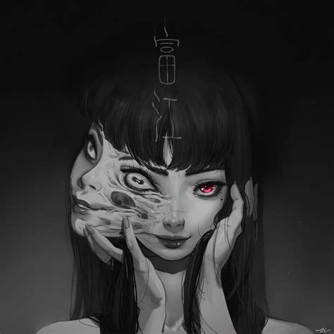 Tomie Kawakami From Junji Ito'S Horror Anime Hd Wallpaper | Rare Gallery