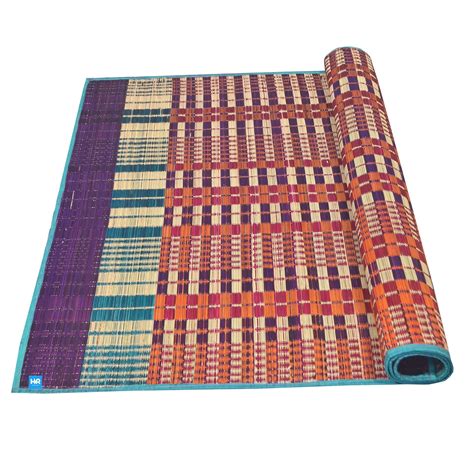 Buy HYRA MATS Natural Grass mat chatai mat | Korai pai Multi-Colour ...