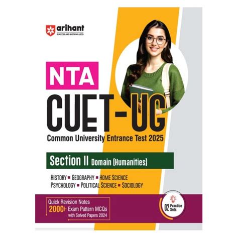 NTA CUET -UG Entrance Exam 2025 - Humanities - Study Guide - (Section ...