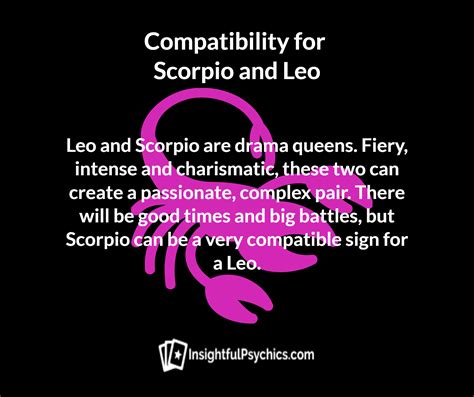 Leo and scorpio relationship – Artofit