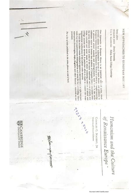 Charles G Nauert - Mod west - BA (Hons.) History - Studocu