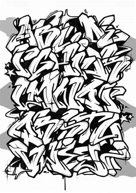 Abecedario Graffiti Wild Style Street art graffiti graffiti writing ...