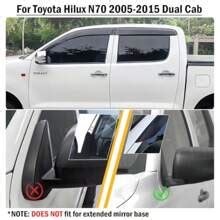 Weather Shields For Hilux Accessories N70 20052015 Dual Cab Car Wind ...