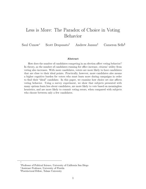 Paradox of Voting 的图像结果