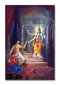 Tamatina Little Krishna Avtar of Vishnu HD Religious Poster (Paper ...
