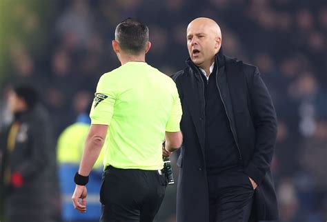 Liverpool’s Arne Slot said to have told referee: ‘If we don’t win the ...