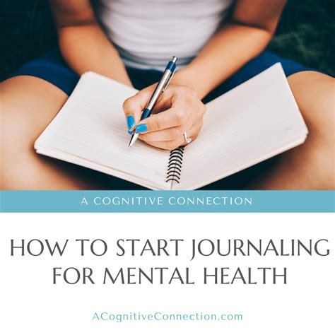 Journaling for Mental Health | A Cognitive Connection