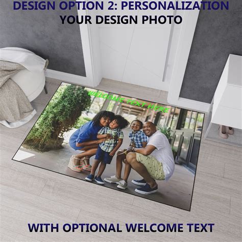 Personalized Floor Mat, Custom Design Photo, Anti-slip, Heavy Duty ...