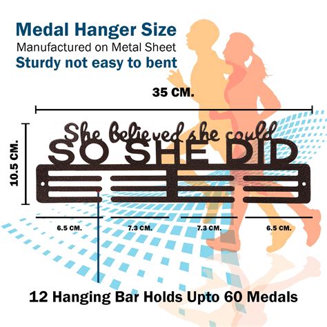 So She Did Brown Medal Holder – Sehaz Artworks