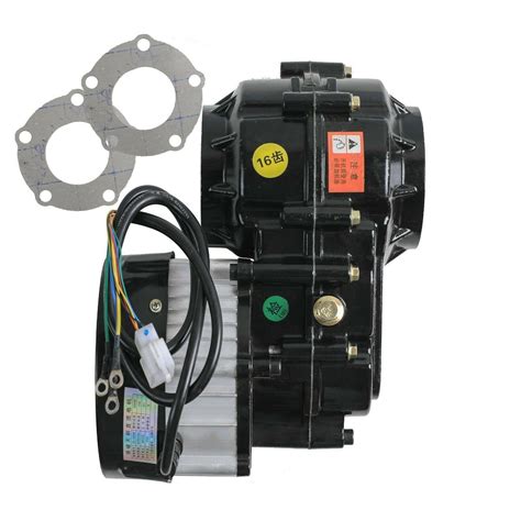 Buy 48V 1000W Differential Motor+Axle Kit 6'' Tire Steering Wheel Go ...