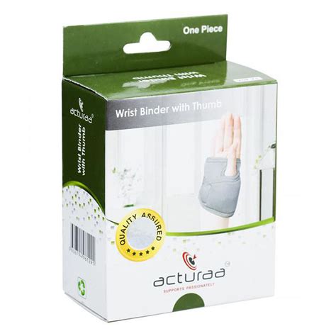 Buy Acura Wrist Binder with Thumb-FA 407 Universal, 1 Count | 19 ...